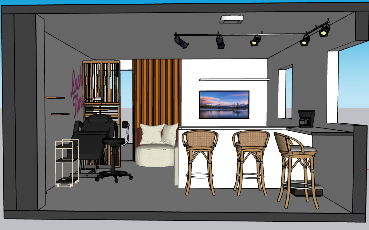 Espaço Integrado Sala e Cozinha